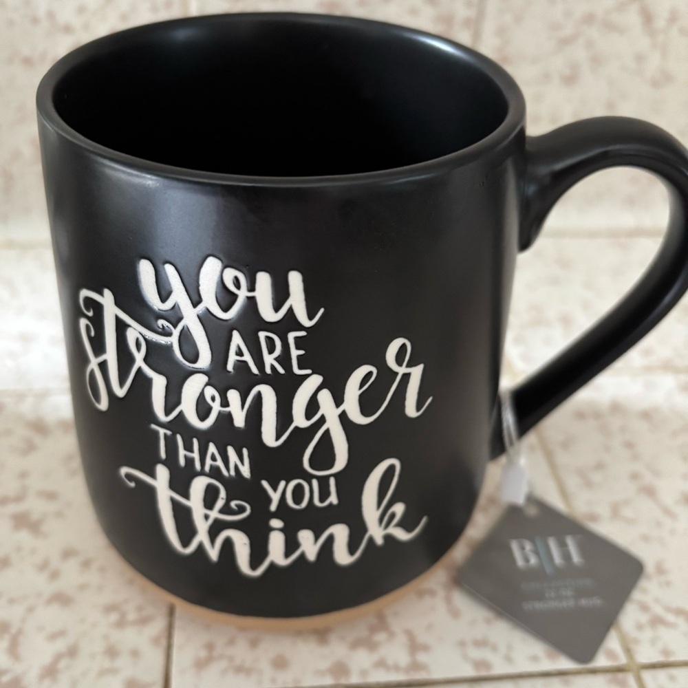 You are Stronger than you Think Coffee Mug New 22oz - Picture 2 of 4